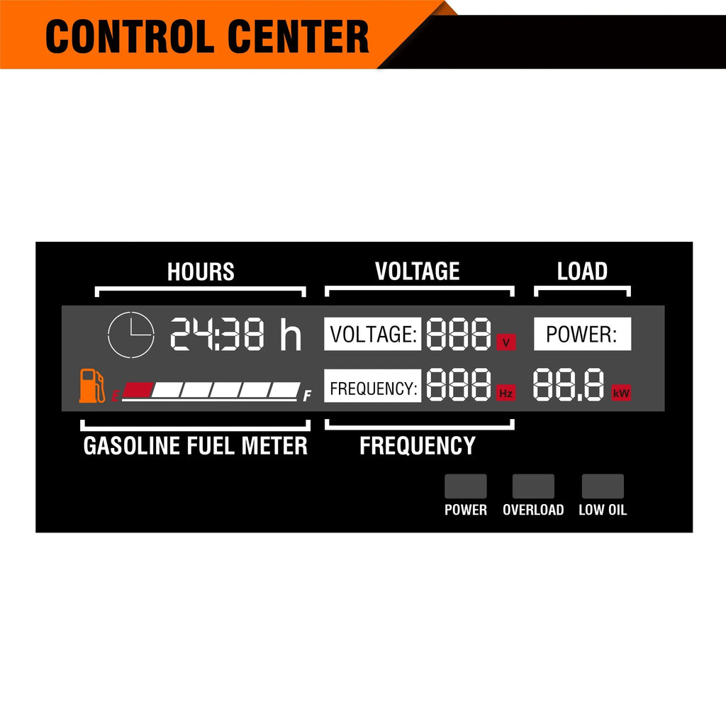 6000W Dual Fuel Portable Inverter Generator with Remote/Electric Start I226969