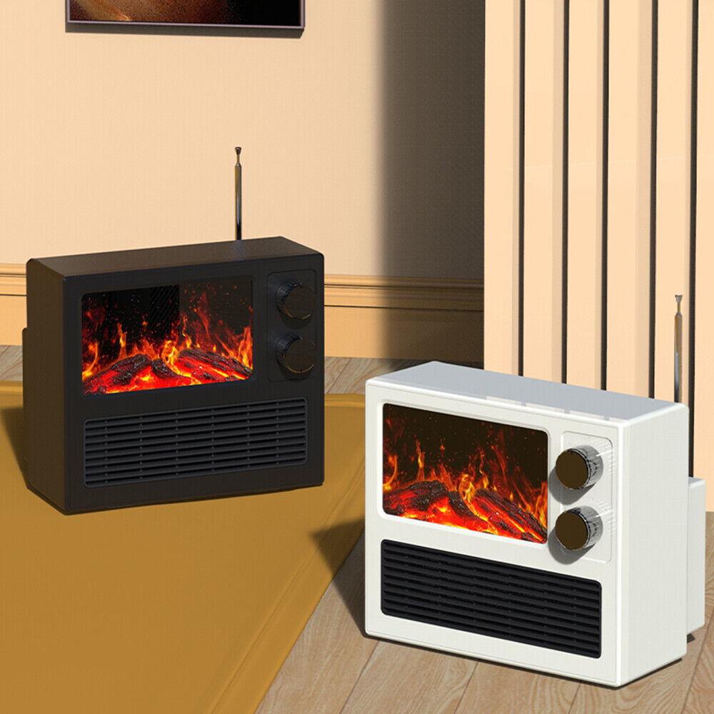 1000W Electric Fireplace Heater with 3D Flame A7723