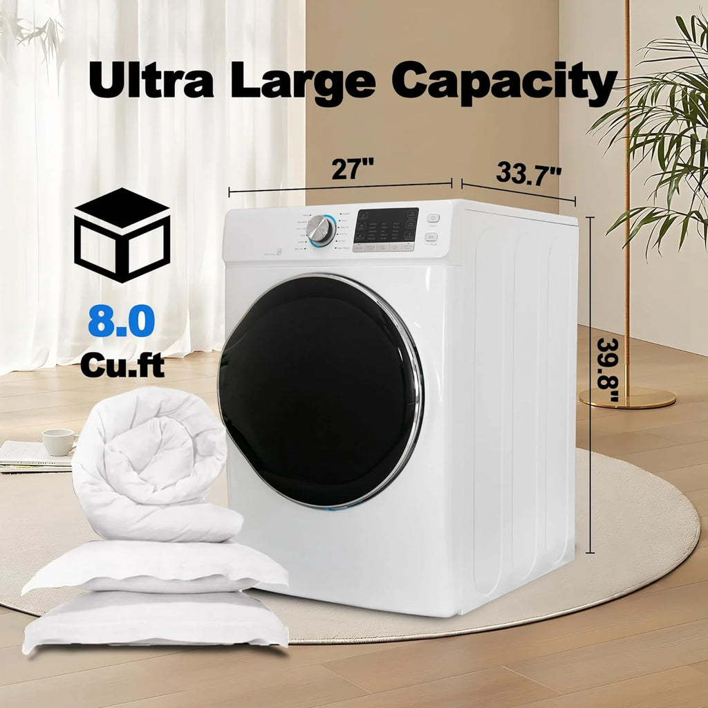 8 Cu ft Electric Front Load Dryer H3683