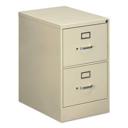 Two-Drawer Vertical File Cabinet, Black C104129
