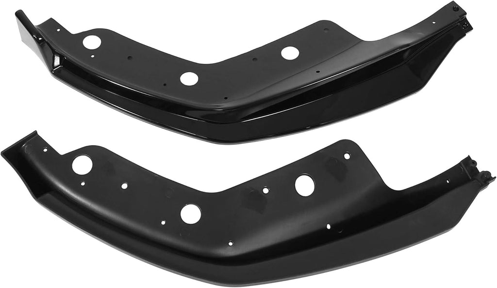 Glossy Black Car Front Bumper Bottom Lip Spoiler Splitter Pack of 2 D775