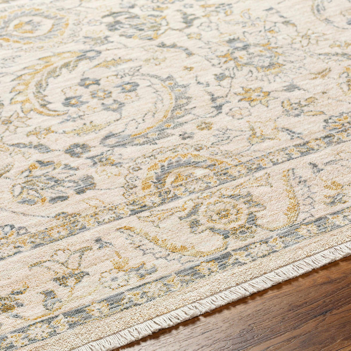 Brown Gray Area Rug I742358