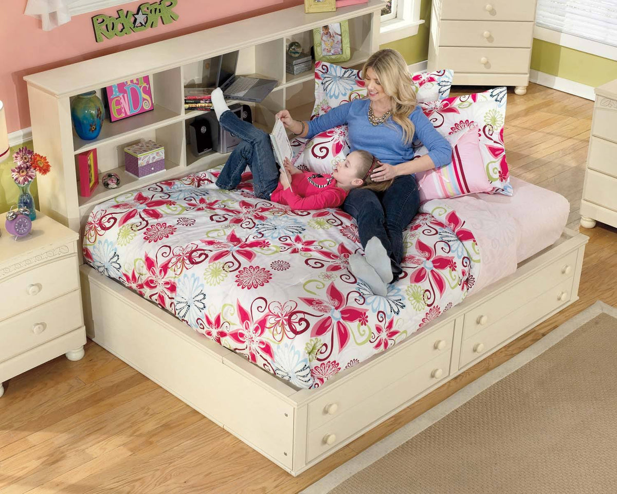 Twin Bookcase Bed H946