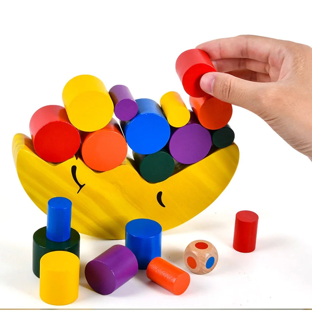 Wooden Stacking Game Building Blocks Q630