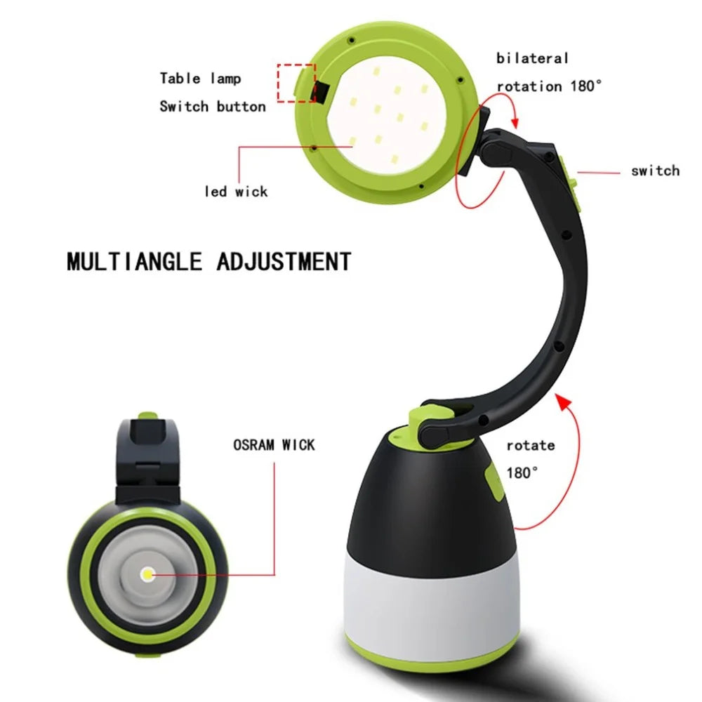 Rechargeable LED Camping Light with 5 Modes Z1169