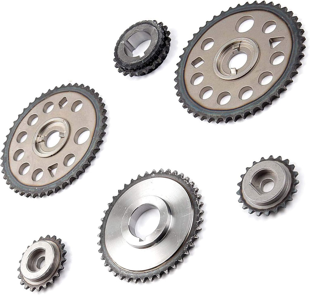 Timing Chain Kit with Tensioner Guide Rail Crank Sprocket N876389