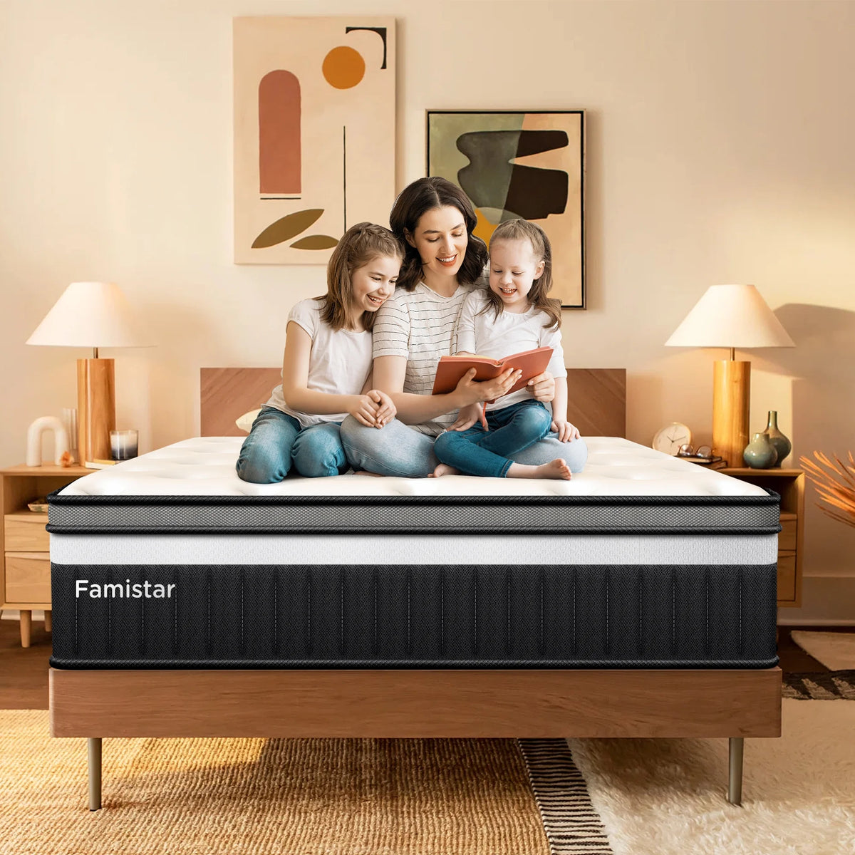 13 Inch Hybrid Innerspring Mattress with Memory Foam E15517