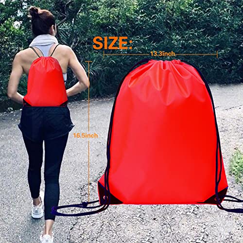 50 Pcs Drawstring Polyester Bags Y187299