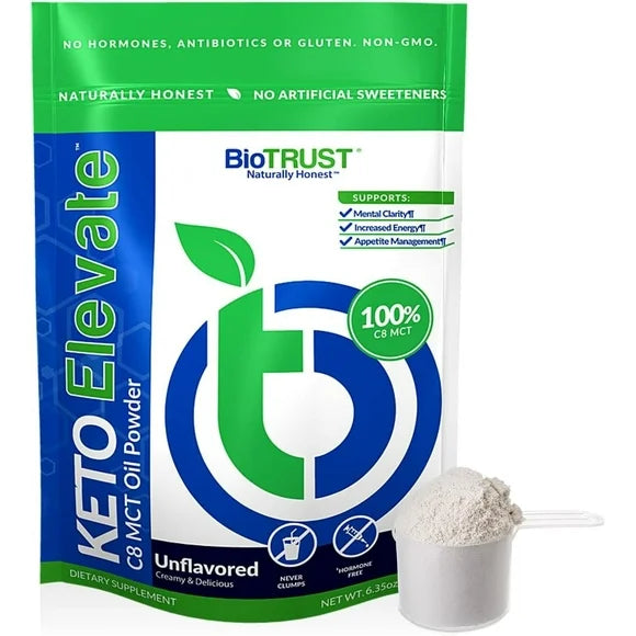 C8 MCT Oil Powder, 20 Servings Unflavored E98146