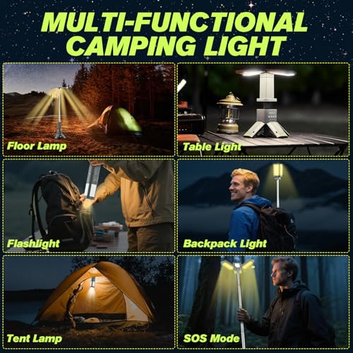 14000mAh Telescopic Rechargeable Camping Lantern U754901