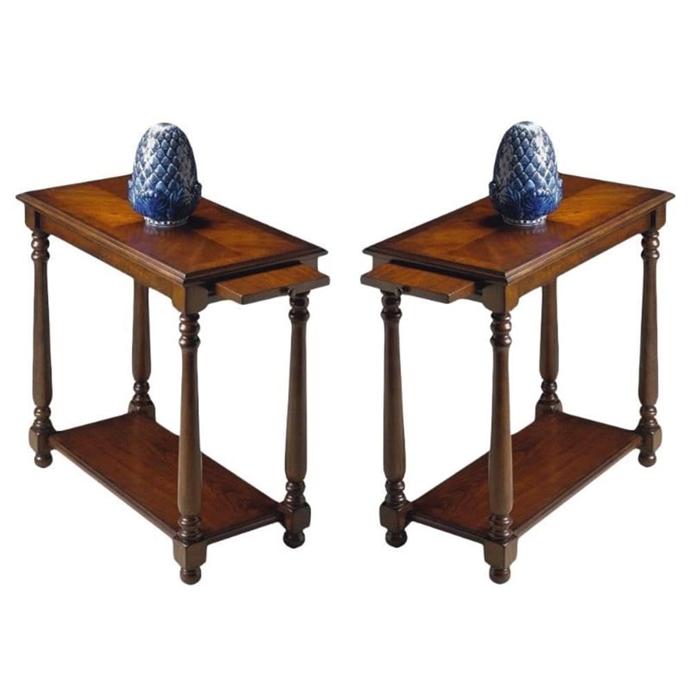 Set of 2 Cherry Chairside Table I553501