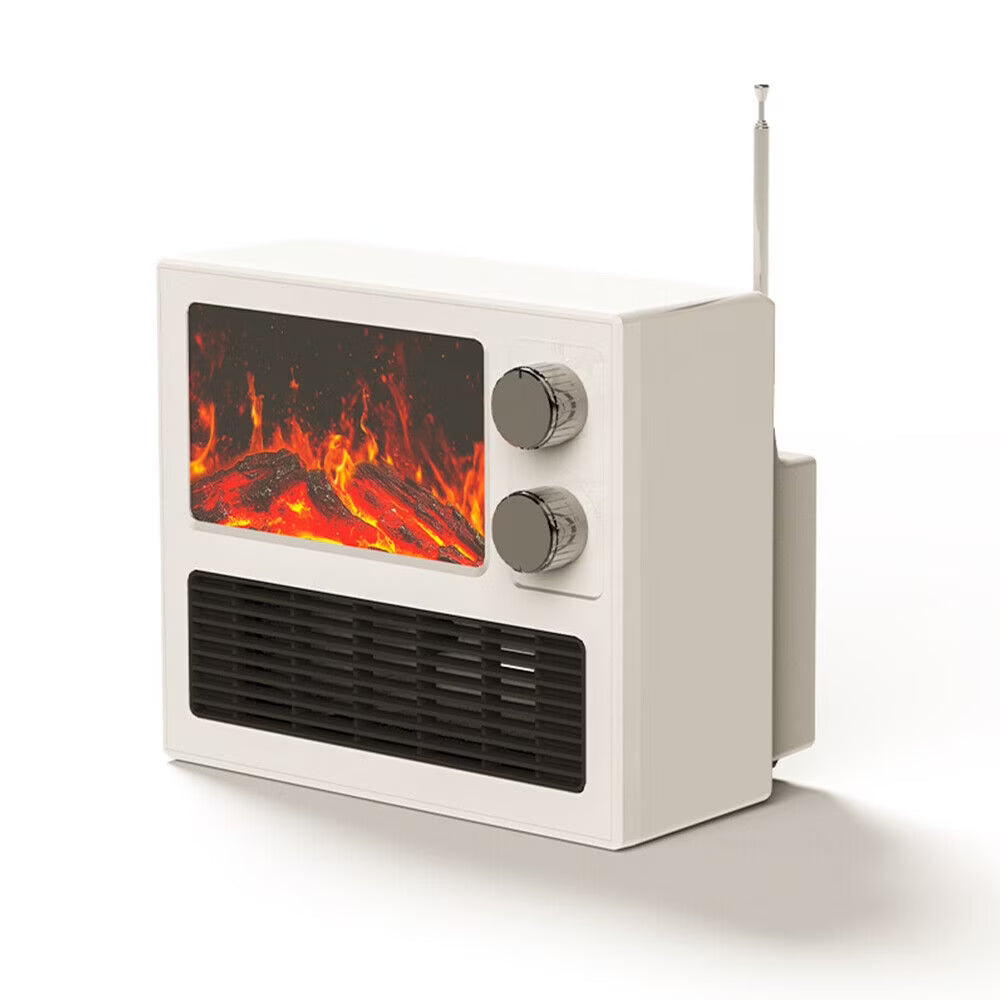 1000W Electric Fireplace Heater with 3D Flame A7723
