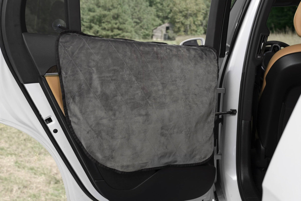 Quilted Velvet Waterproof Car Door Cover, Standard, Desert Sand S466209