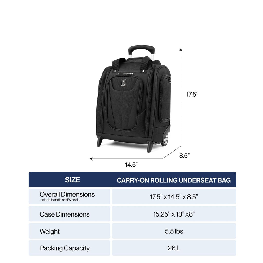 Black Softside Carry-On Underseat R253