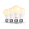 Multi-Color and Pure White A19 Smart Bulb Kit (4/Pack) Y498986