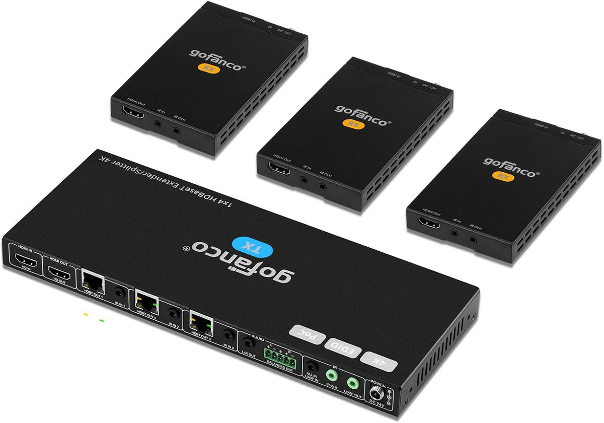 1x2 HDMI Extender Splitter Full HD 1080p Over Ethernet Cable with HDMI Loopout Z521