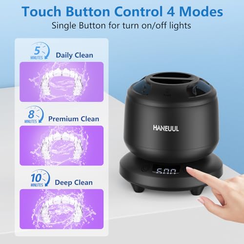 Ultrasonic Retainer Cleaner with 4 Modes (White) J6720