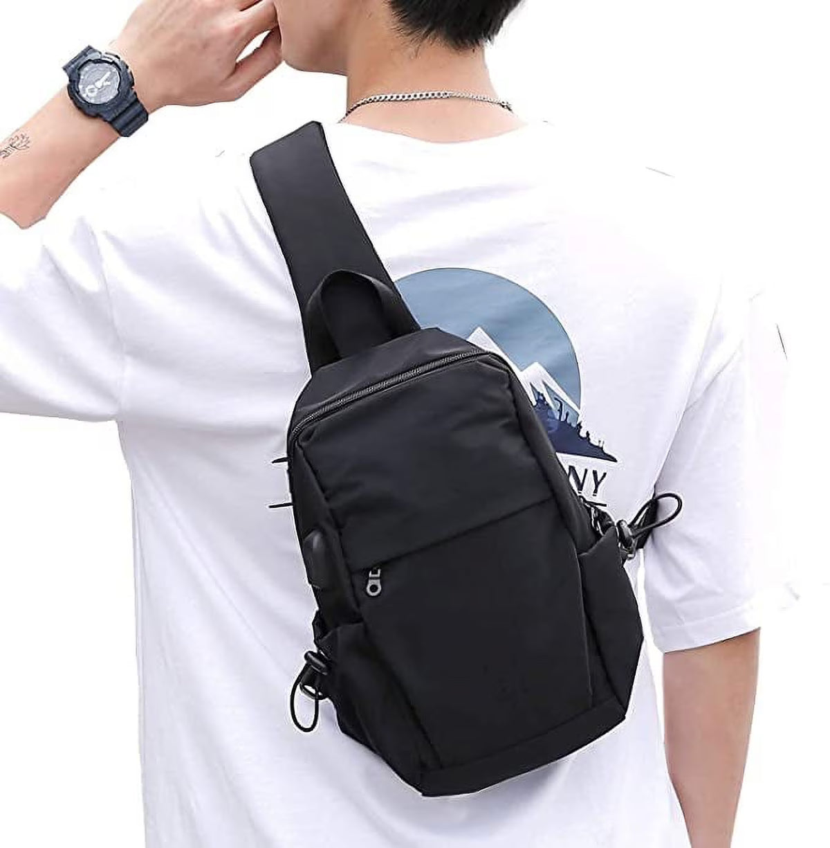 Small Sling Crossbody Backpack Shoulder Messenger Bag S280411