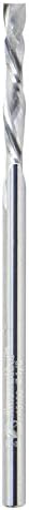 CNC Solid Carbide Compression Spiral 1/8 Dia x 13/16 x 1/8 Shank E972