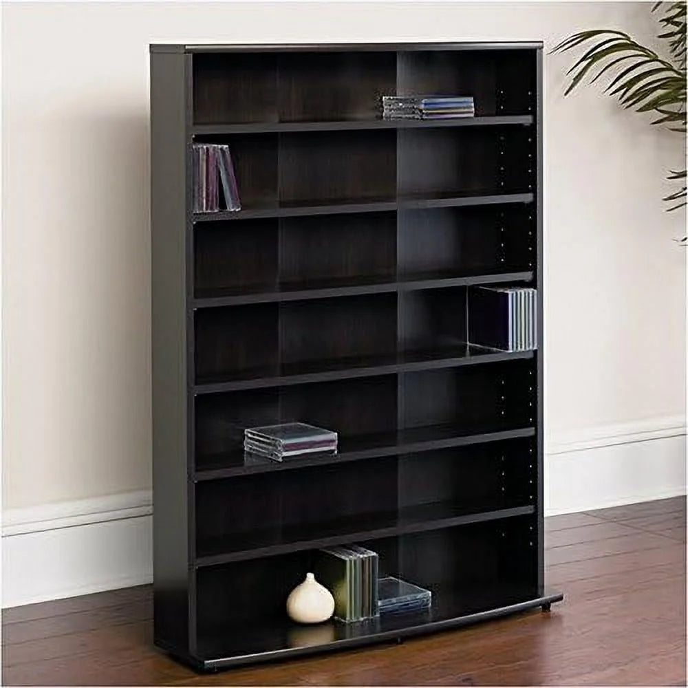 Cinnamon Cherry Multimedia Storage Rack M1309