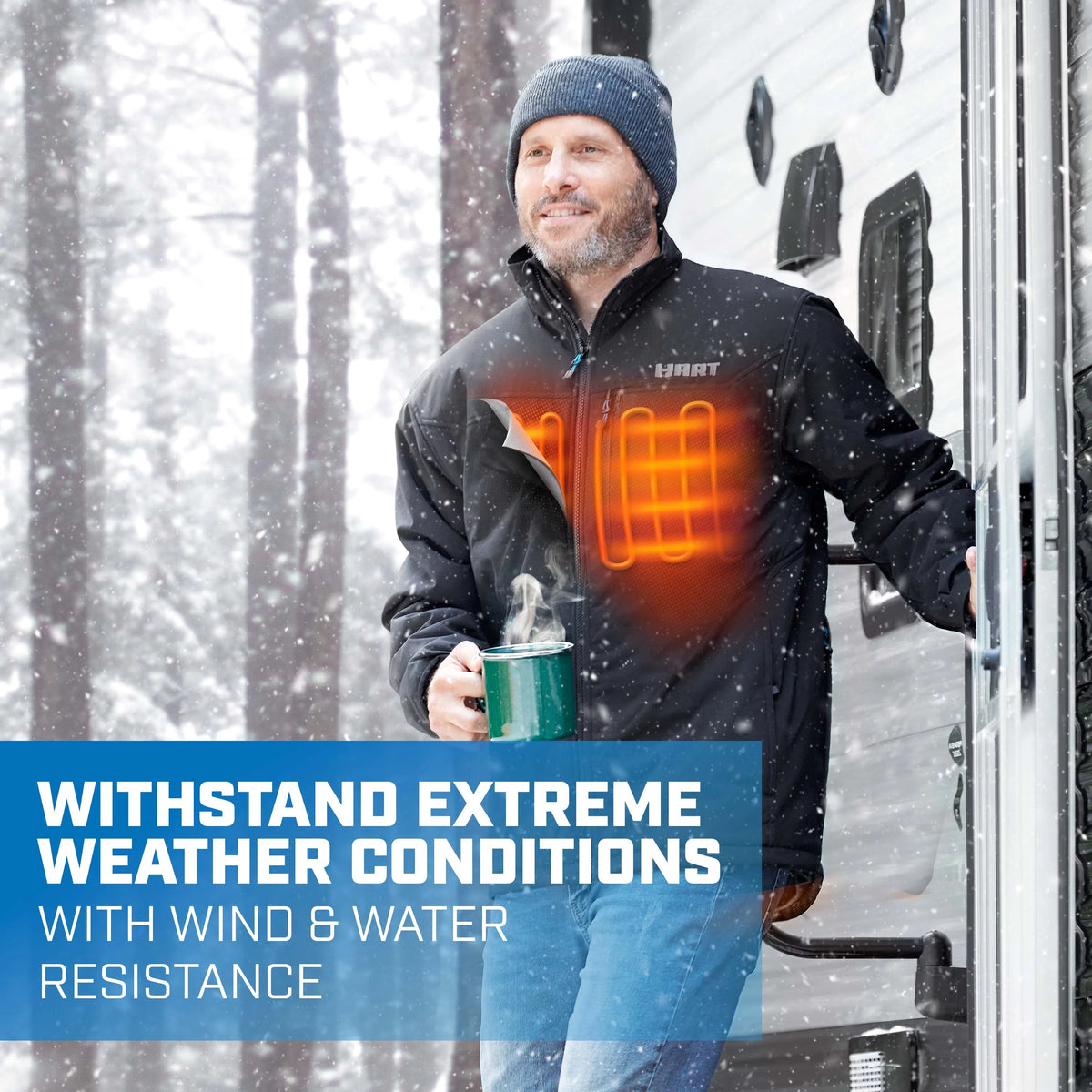 Black Heated Jacket Kit Q107288