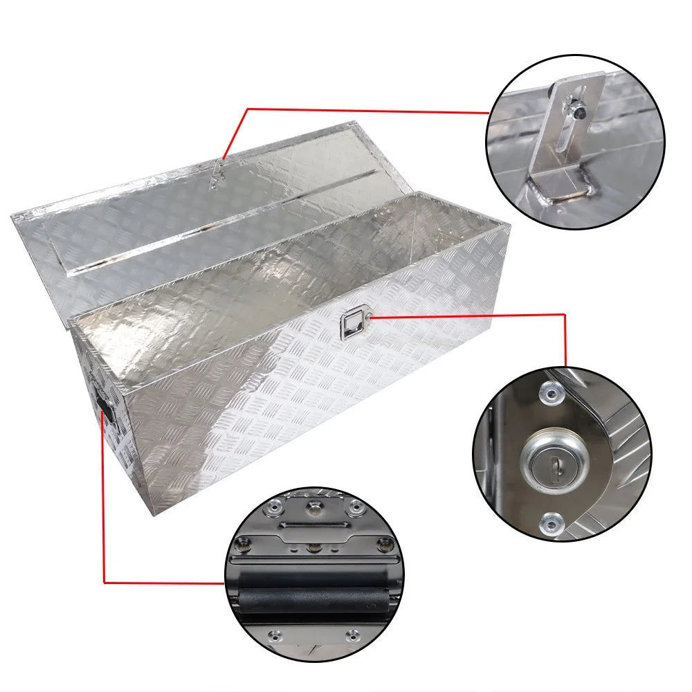 Aluminum 49 Inches Truck Underbody Bed Tool Box with Lock B3298