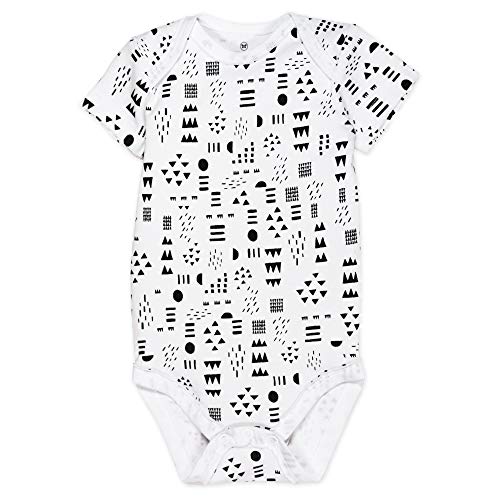 5-pack Short Sleeve Bodysuits 100% Organic Cotton B64081