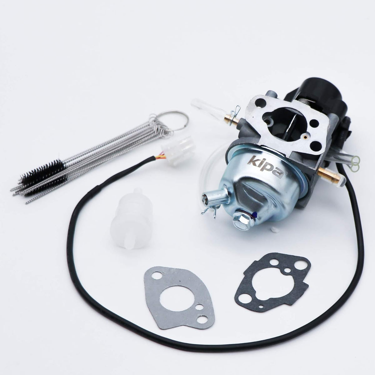 Carburetor with Mounting Gasket & Carbon Dirt Jet Cleaner Tool Kit Pack of 2 X261760