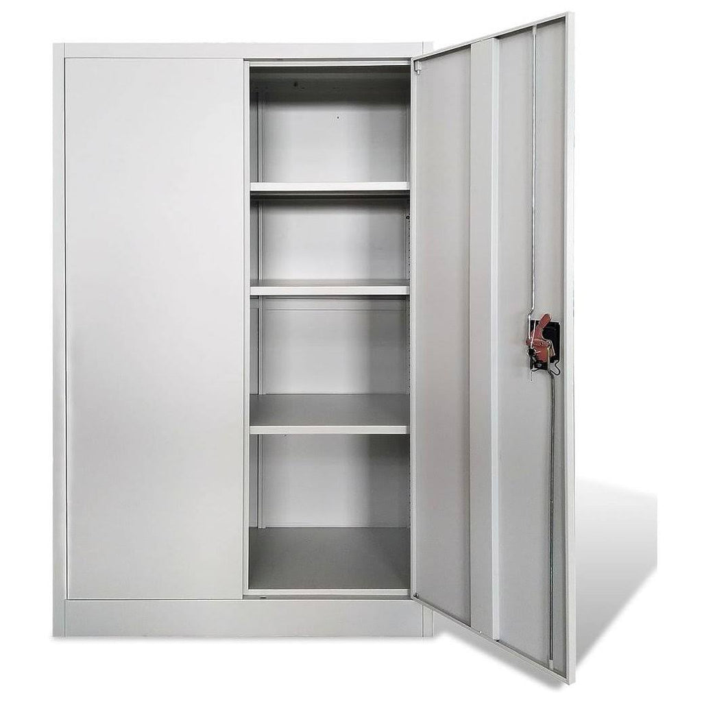 Steel Gray Office Cabinet A7512