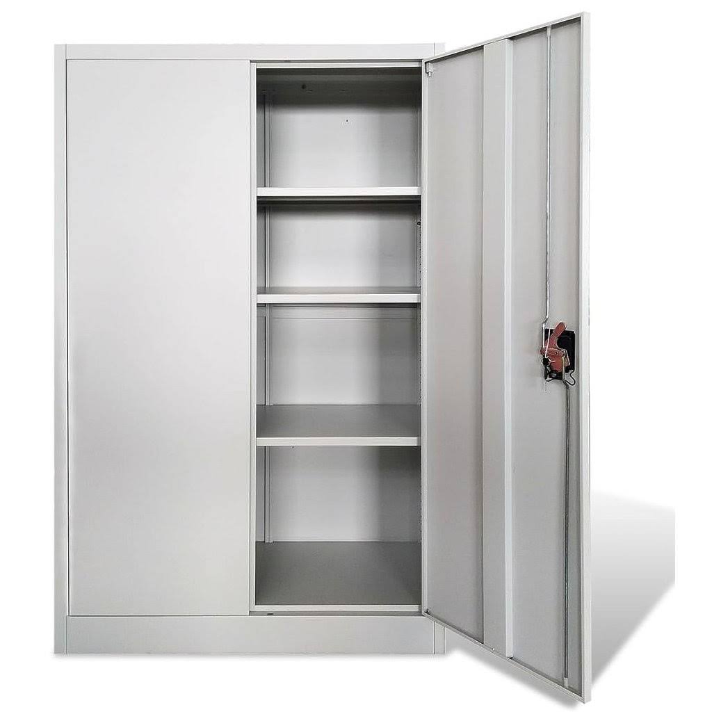 Steel Gray Office Cabinet A7512