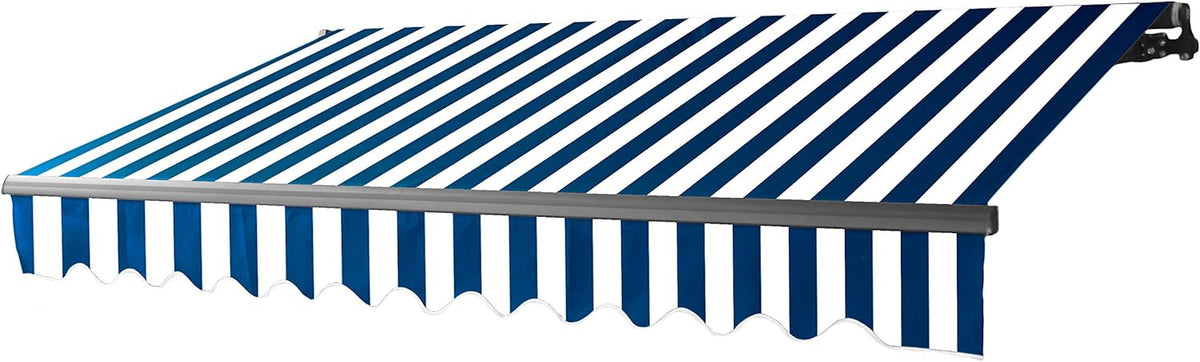 Black Retractable Patio Awning 10 x 8 Feet R336