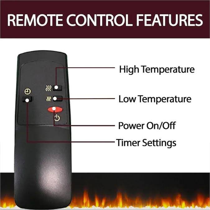 34 in. Electric Fireplace and Mantel A862594