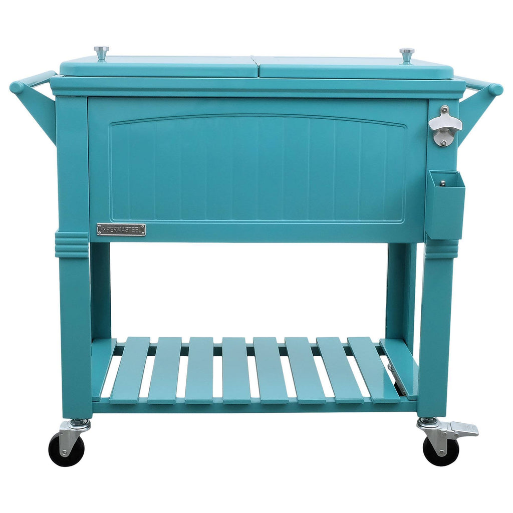 Portable Rolling Patio Cooler 80 qt. W435150