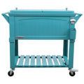 Portable Rolling Patio Cooler 80 qt. W435150