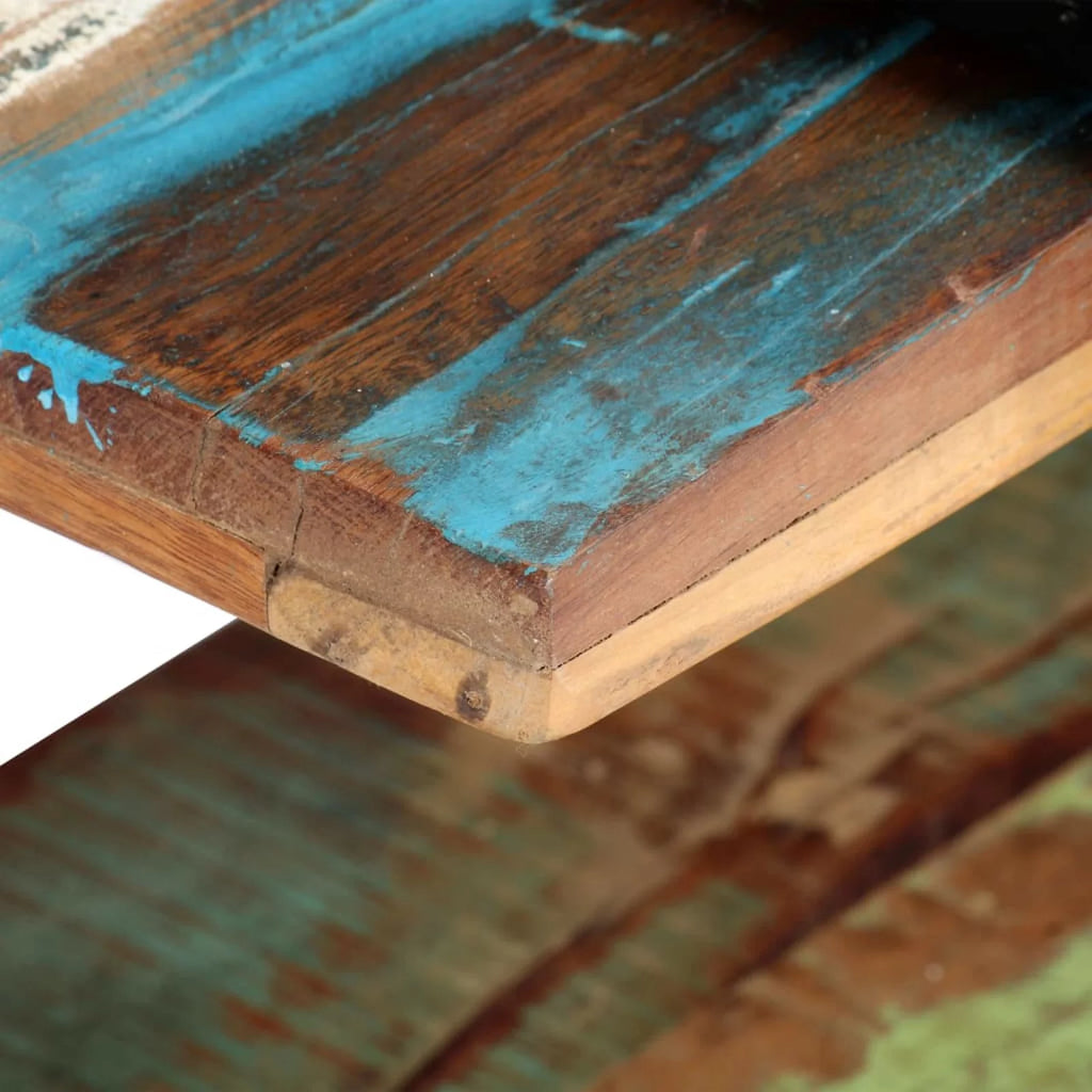 Reclaimed Wood TV Stand with Bottom Shelf C42620