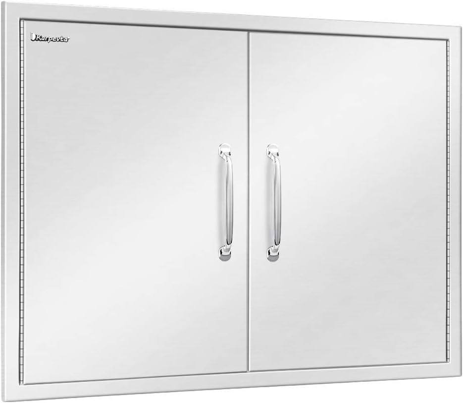Stainless Steel Double Access Door for Outdoor Kitchen W755