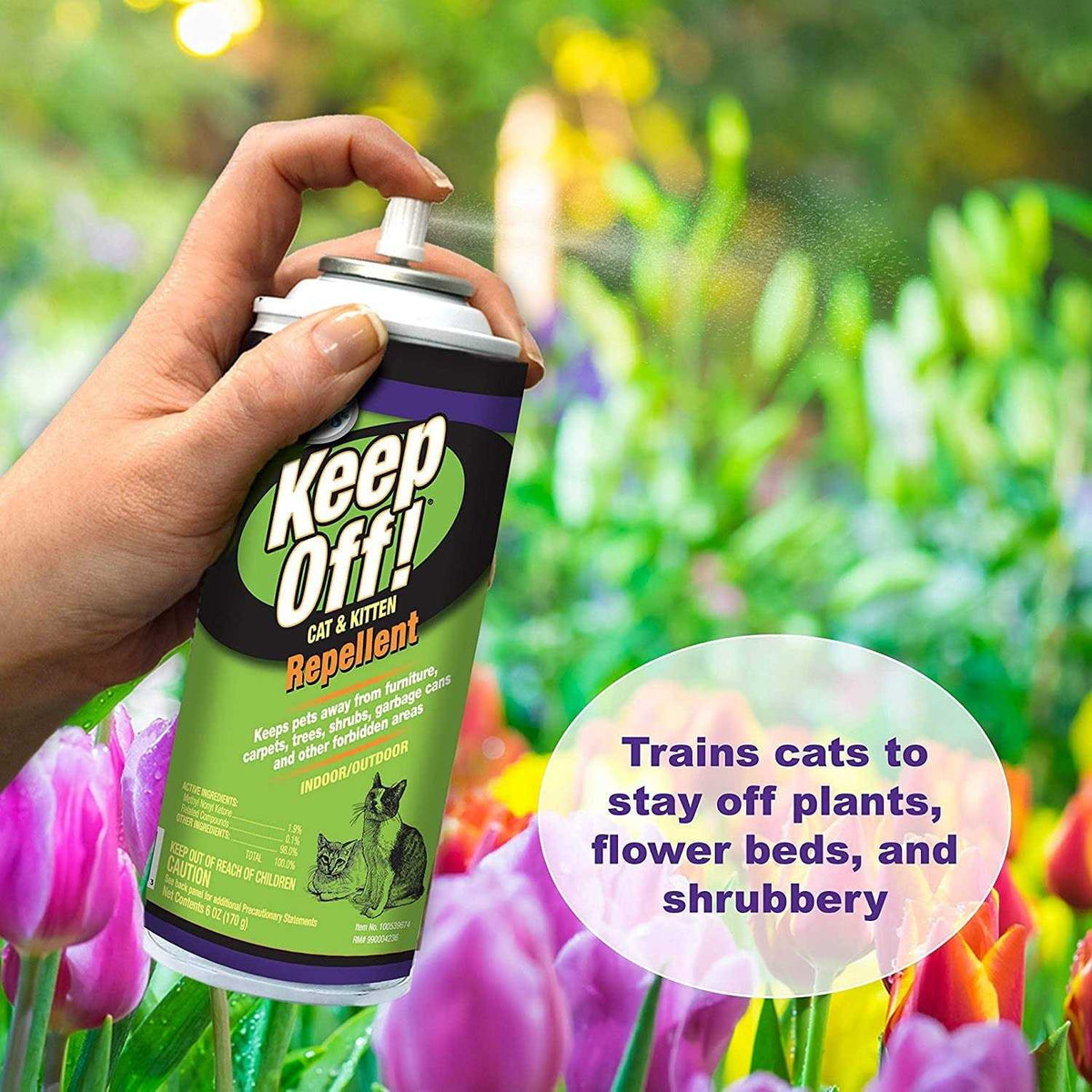 Indoor/Outdoor Cat & Kitten Repellent P26139