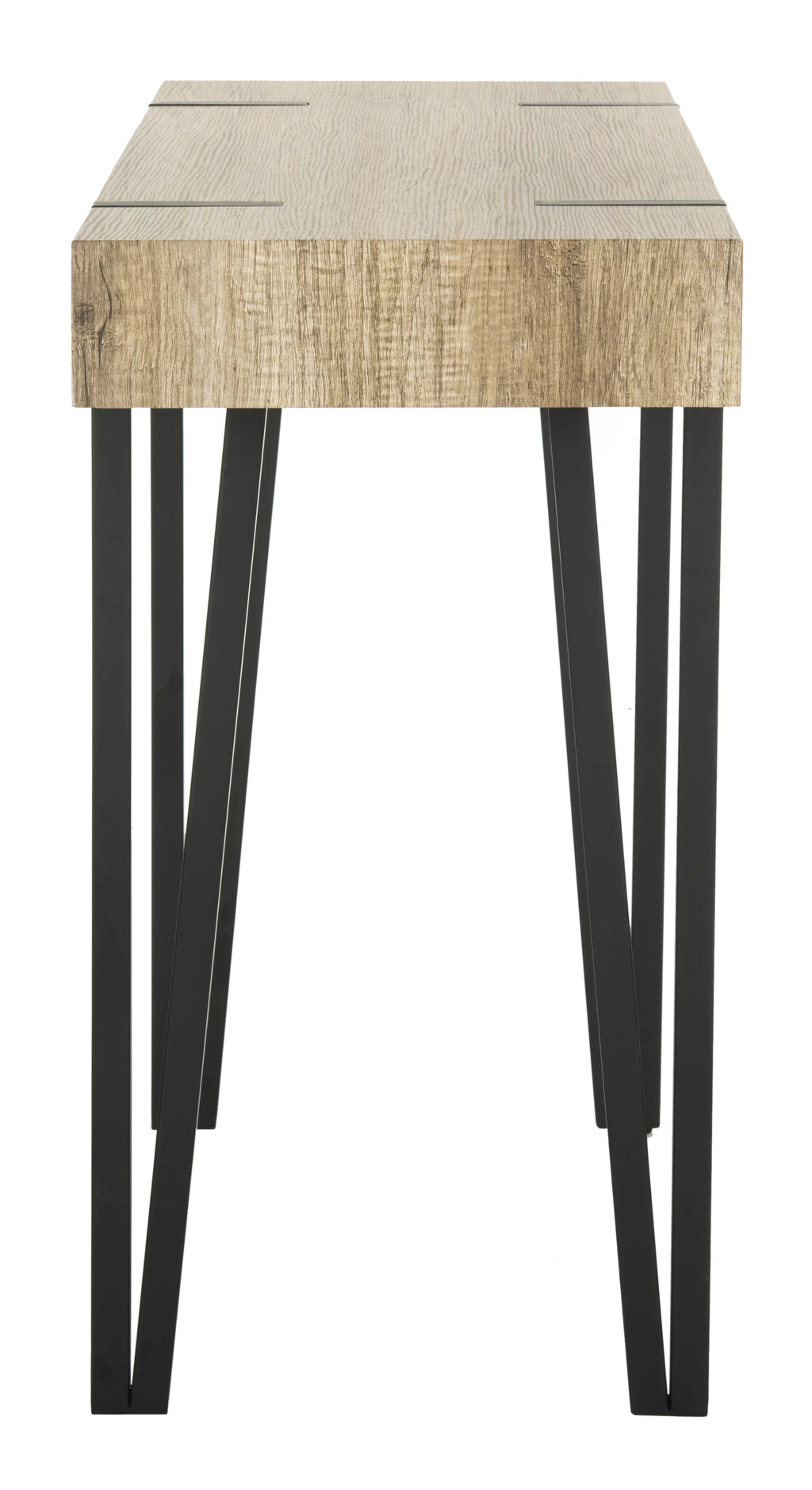 Brown Mid-Century Wood Top Console Table B88911