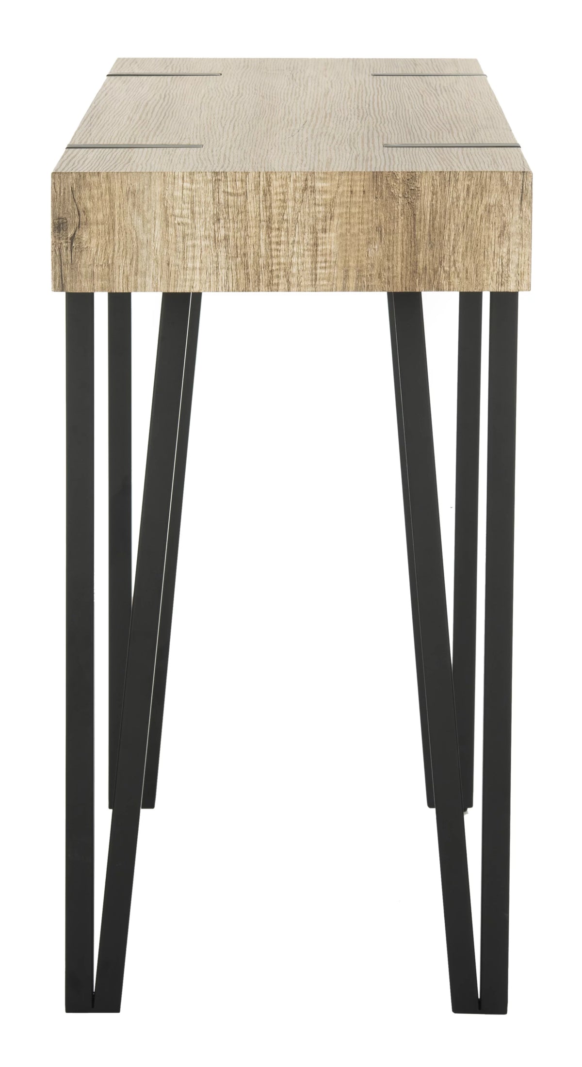 Brown Mid-Century Wood Top Console Table B88911