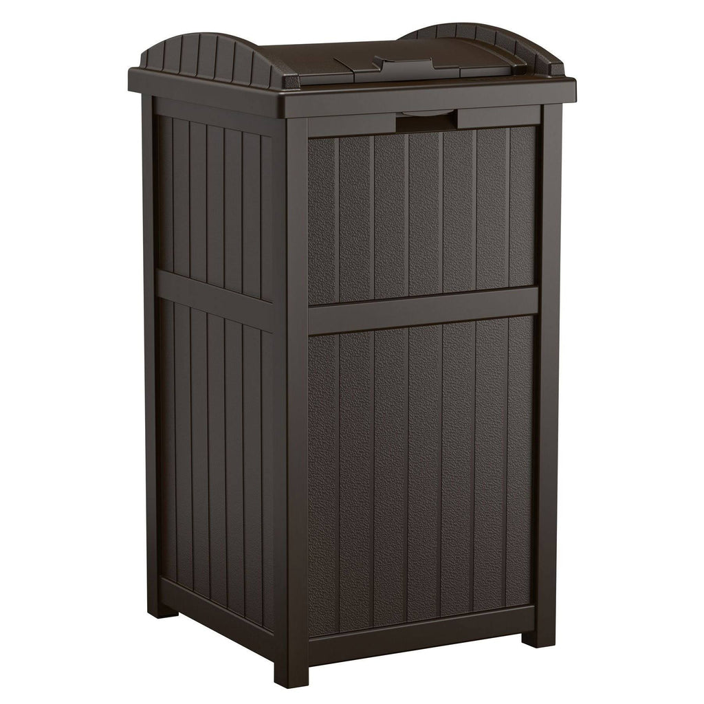 Outdoor Patio 33 Gal Trash Can Bin 10 Pack R475