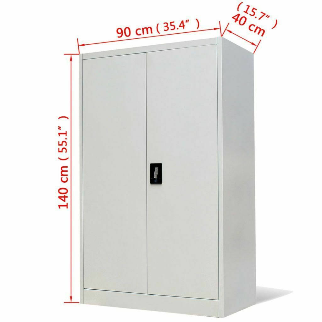 Steel Gray Office Cabinet A7512