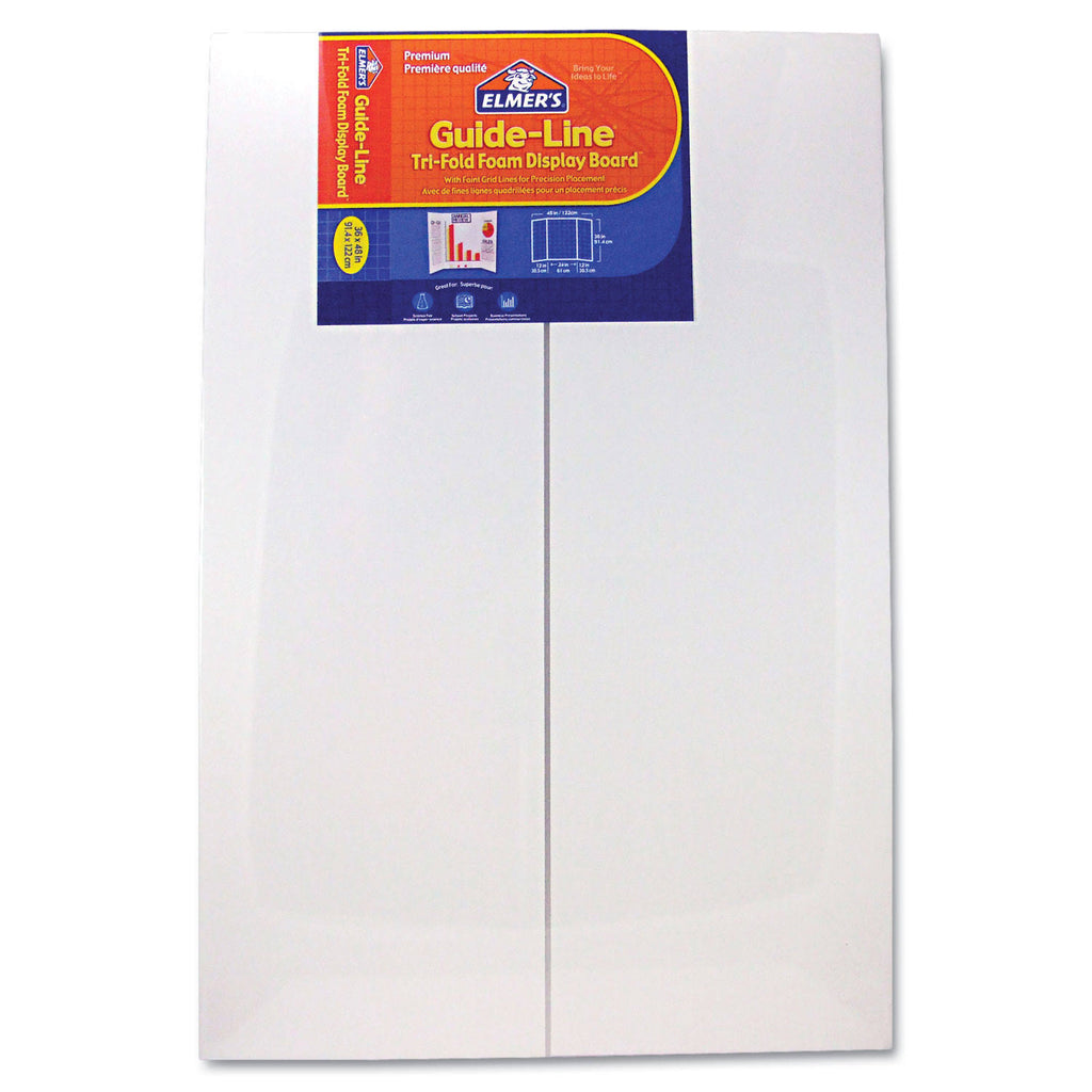 White Foam Display Board 48 x 36 6/Carton S93034