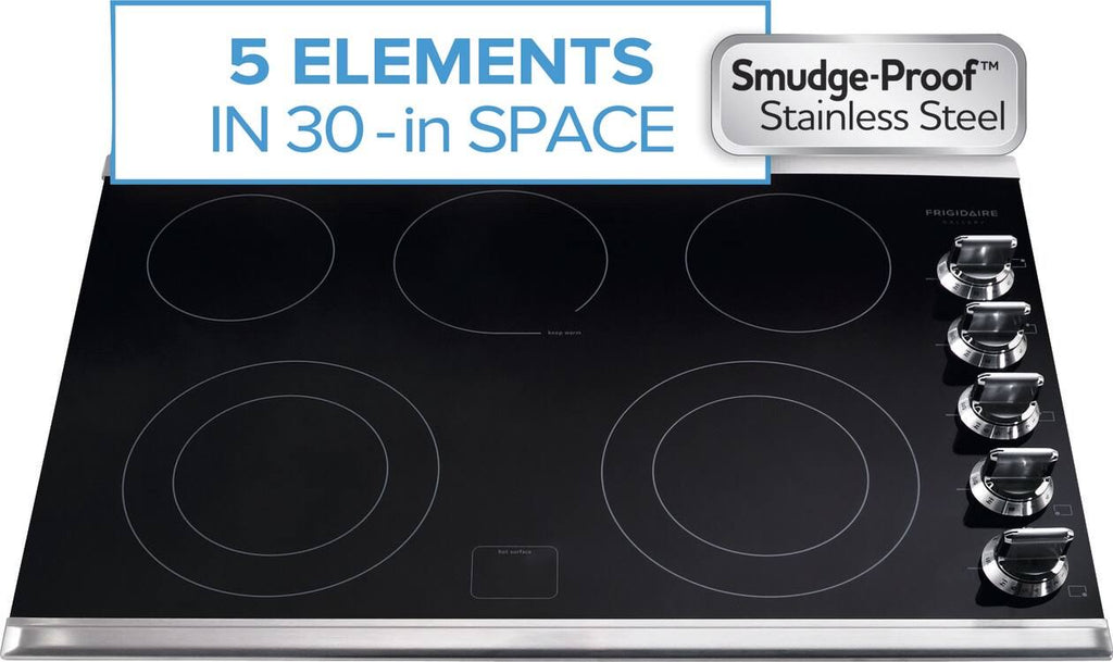 30x22 Stainless Steel Electric Cooktop F53661