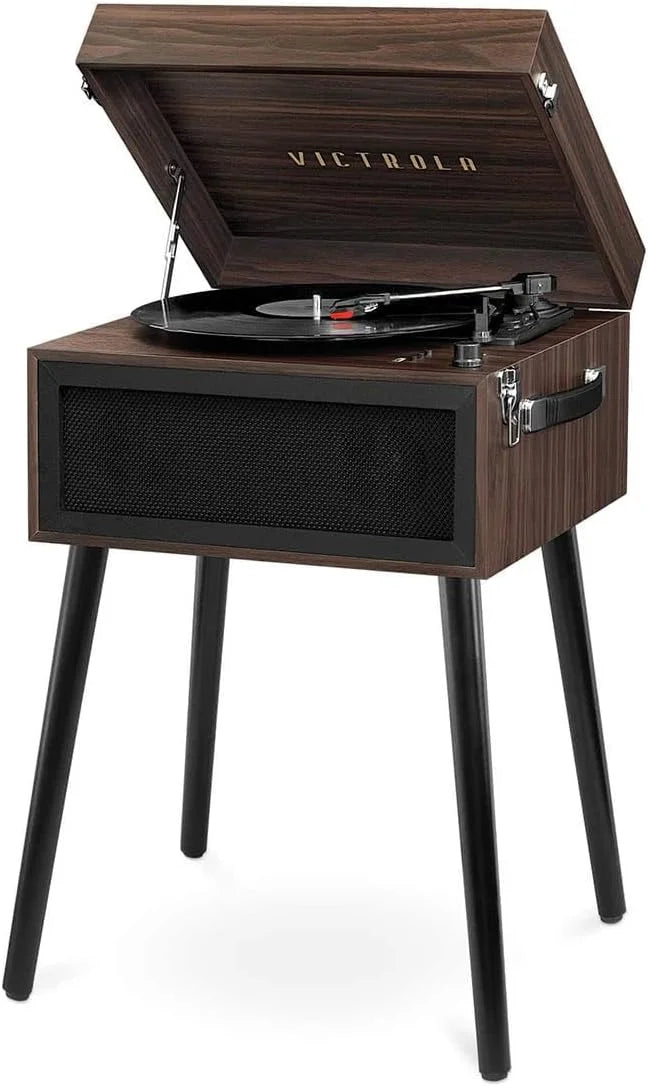 Bluetooth Record Player Stand with 3-Speed Turntable C7792