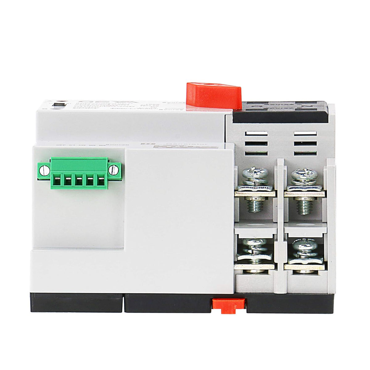 Mini ATS 2P Automatic Transfer Switch Dual Power Switch Din Rail Type 63A 100A U938