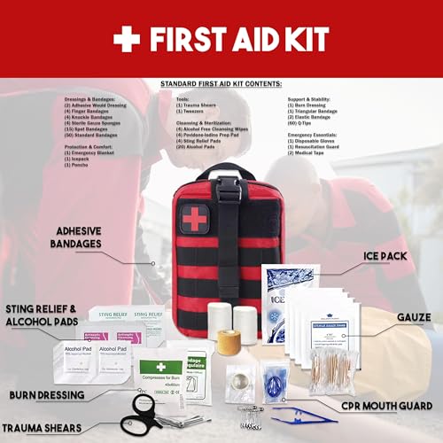 72 Hour Survival Backpack with Supplies - Bug Out Bag Backpack - Emergency Backpack with Tactical Survival Kit D92903