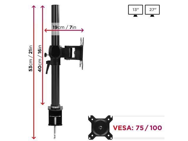 Single LCD LED Monitor Stand Bracket with Tilt and Swivel B95599