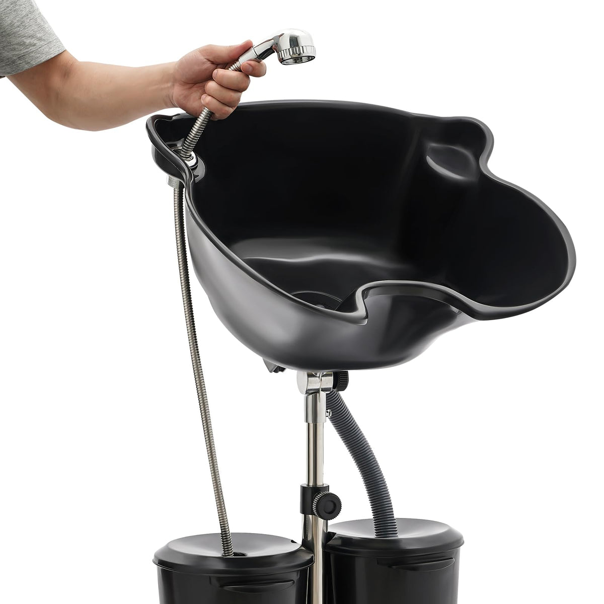 Portable Height Adjustable Plastic Shampoo Bowl C6802