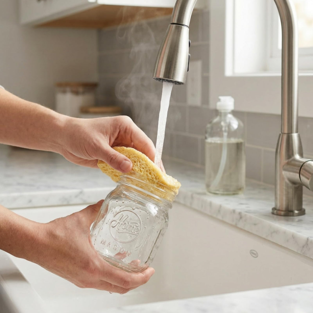 12 Pack 16Oz Wide Mouth Glass Mason Jars with Airtight Lids R200800