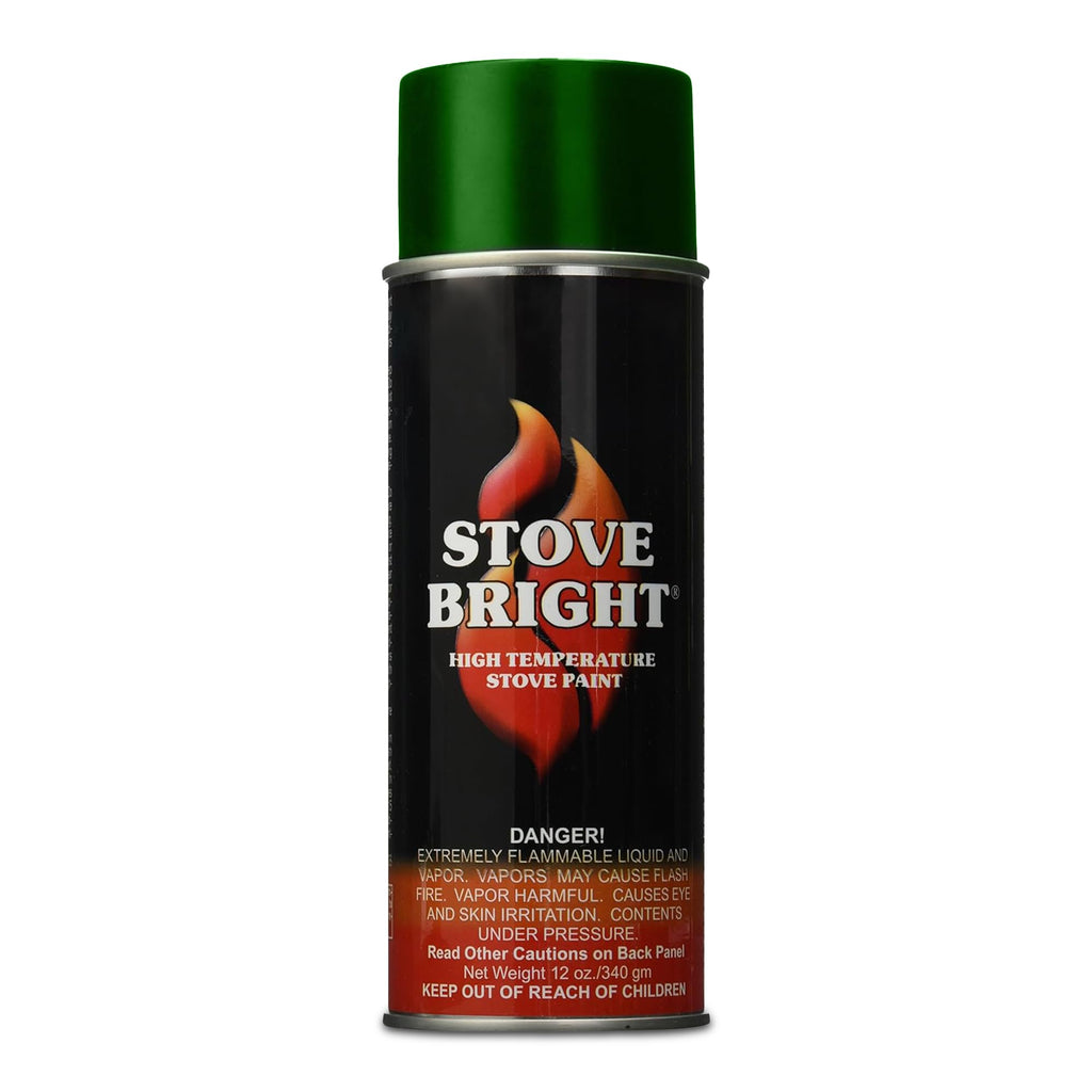 High Temp Satin Spray Paint for Metal, Forest Green, 12 Oz X66550
